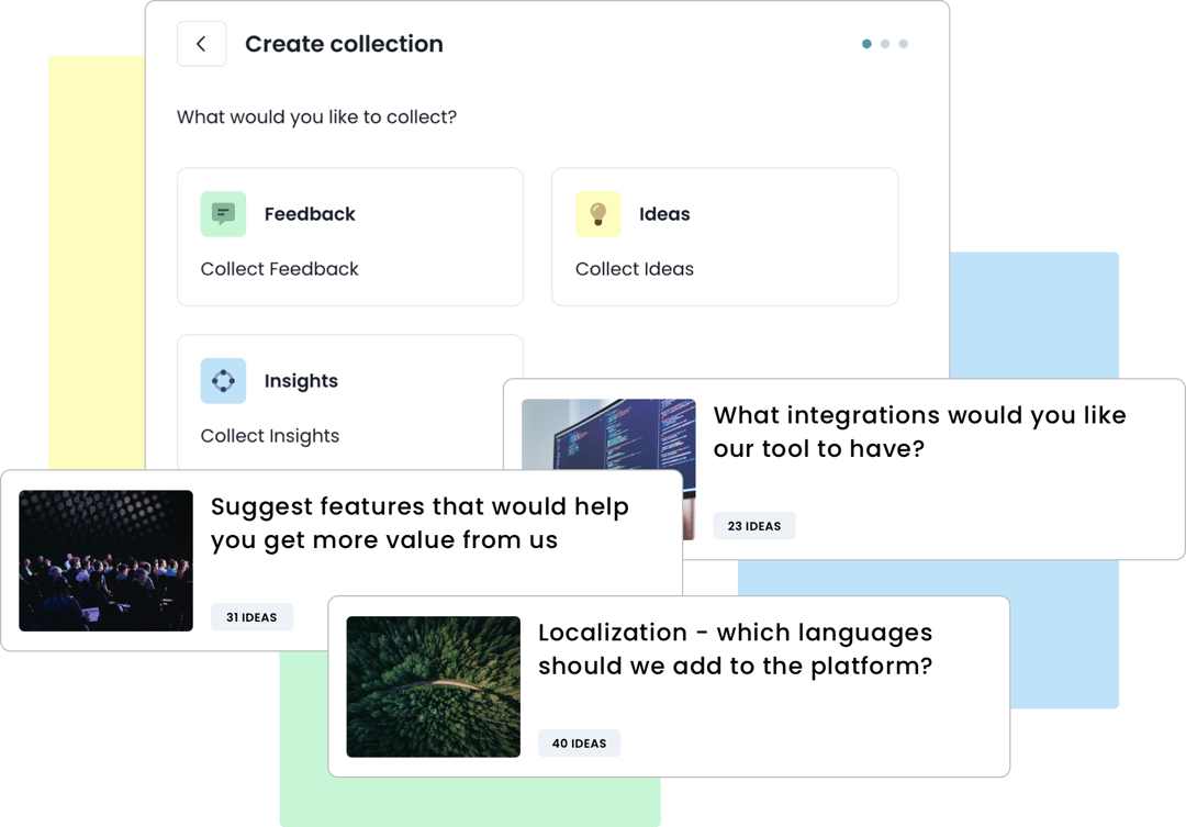 Capture product feedback with hives.co Capture product feedback with hives.co