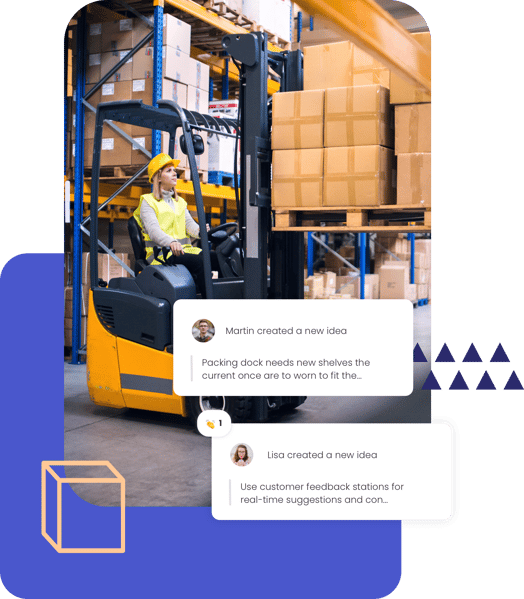 collecting ideas from frontline workers with hives.co