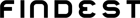 findest logo black